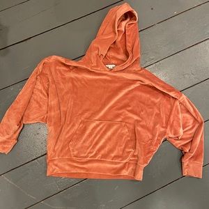 Pink Velour Hoodie